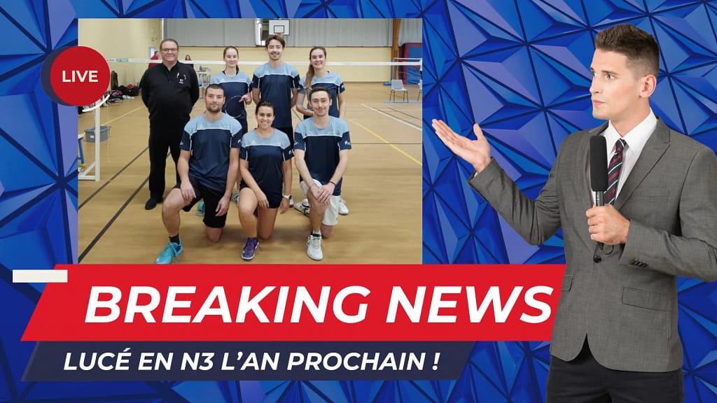 Breaking News ! La meilleure équipe du club de Lucé sera en Nationale 3 l'an prochain !