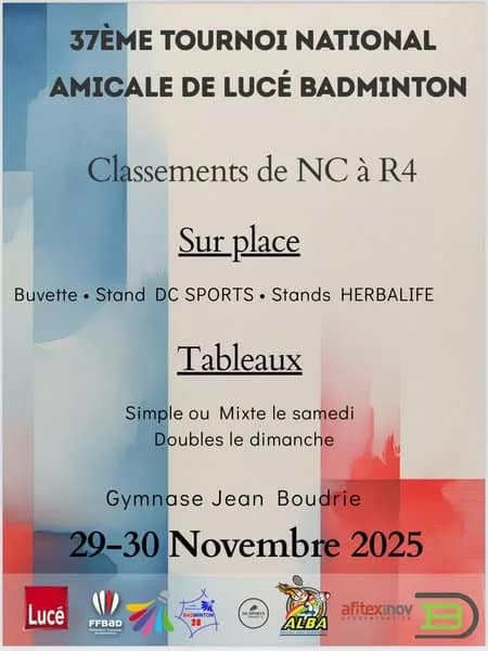 Inscriptions ouvertes pour notre 37ème tournoi national